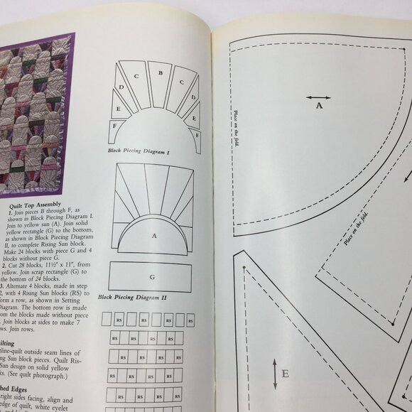 Great American Quilts 1989 Sandra O'Brien Samplers Traditions Examples Hardbound - Picture 11 of 15